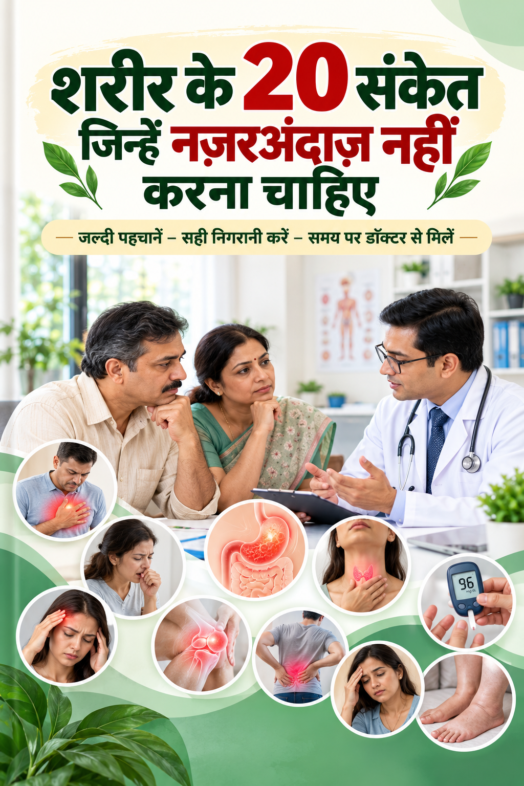 शरीर के 20 संकेत जिन्हें नज़रअंदाज़ नहीं करना चाहिए