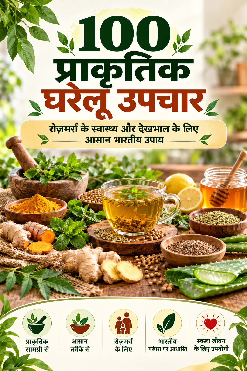 100 प्राकृतिक घरेलू उपचार