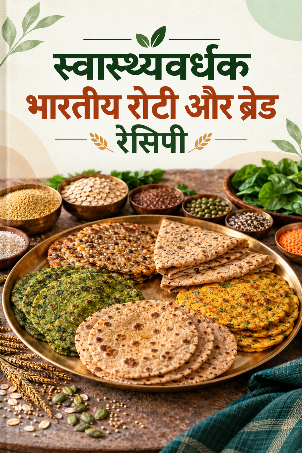 स्वास्थ्यवर्धक भारतीय रोटी और ब्रेड रेसिपी